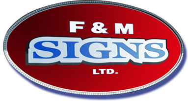 F and M Signs Logo